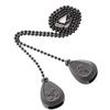 2pcs Ceiling Fan & Light Pull Chain Extensions Decorative Pendants with Connectors Elegant Ceiling Fan Pull Chains set