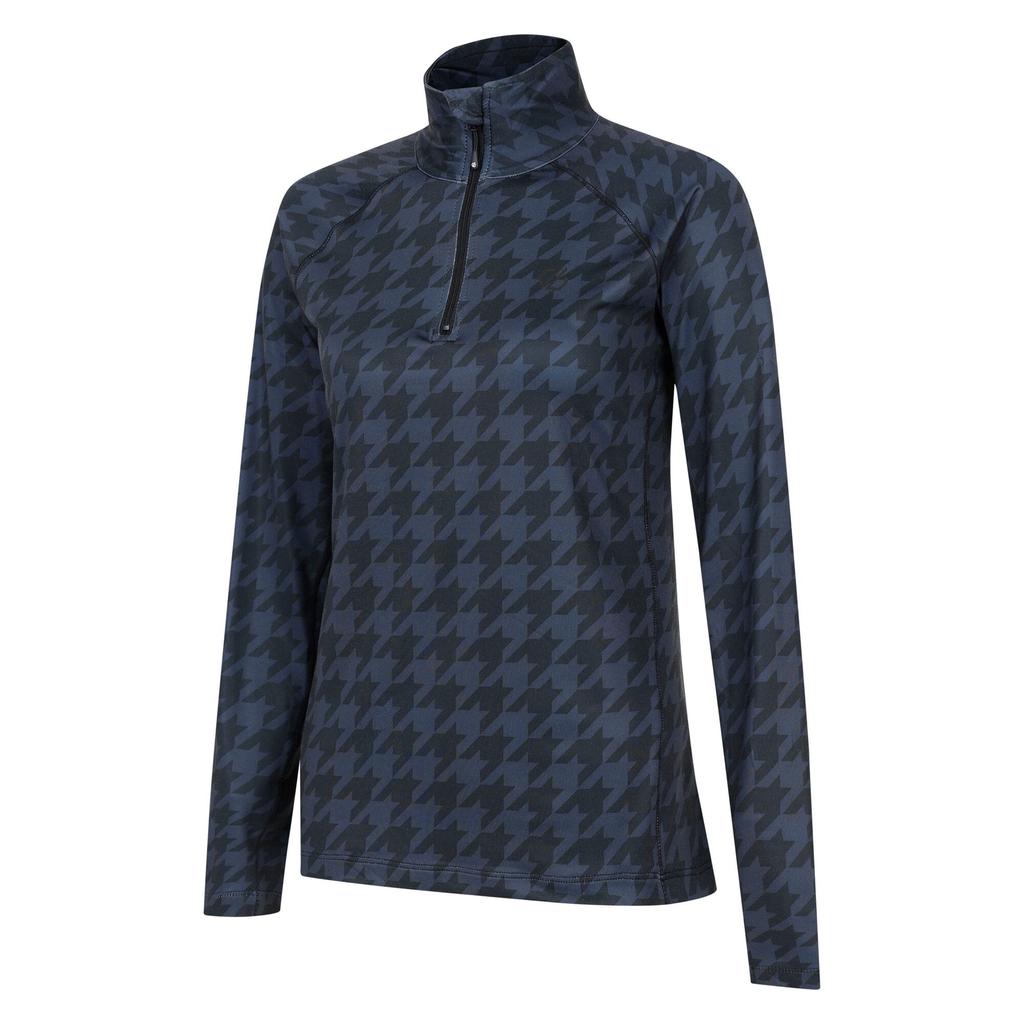 Womens/Ladies Divulge Dogtooth Core Stretch Midlayer