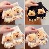 Keep Warm Cartoon Capybara Gloves Cute Winter Children Gloves Kawaii Kids Warm Mittens  Outdoor
