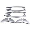 8-Piece Silver Chrome Car Door Handle Covers for Mercedes-Benz W204 GLK