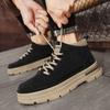 Autumn and winter men's high-top shoes outdoor tooling Martin boots platform short boots casual versatile men's boots