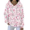 Christmas Hoodies For Women Funny Cute Printed Holiday Sweatshirt Winter Oversized Pullover Tops