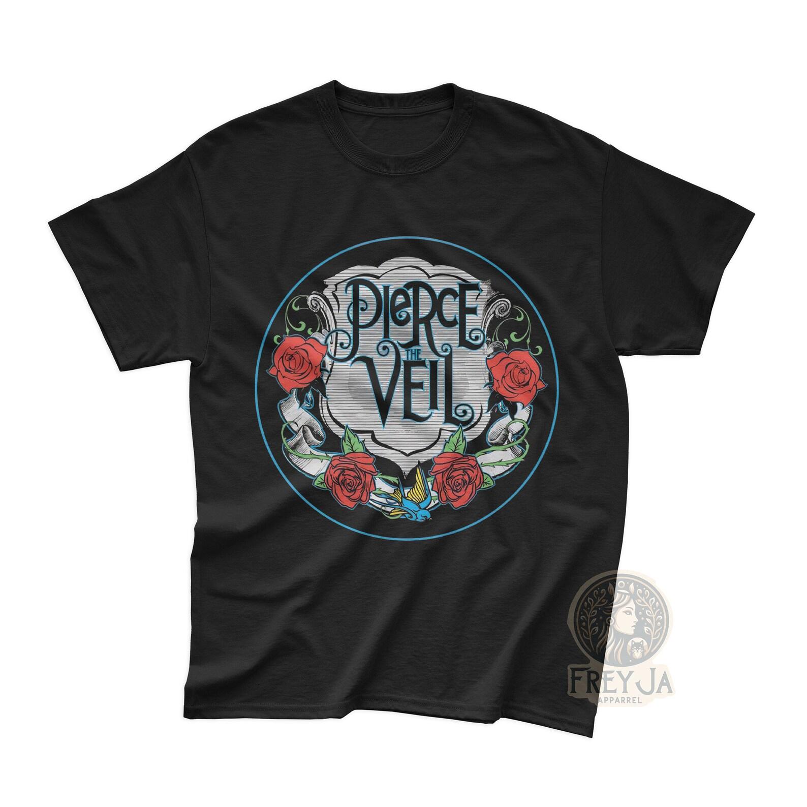 Pierce The Veil Exclusive T-Shirt - Rock Music Band Merch - Rock Band Clothing Gift - Misadventures Album Tee S