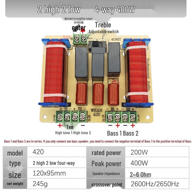DIY High-Power, No-Weld Speaker Crossover: 2-Way to 5-Way HIFI