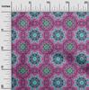 oneOone Cotton Flex Pink Fabric Asian Block Floral Fabric For Sewing Printed Craft Fabric By The Yard 40 Inch