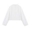 Jnleaog Autumn New Women's Clothing Fashion Style Stylish Fashion Hollowed-out Embroider Shirt