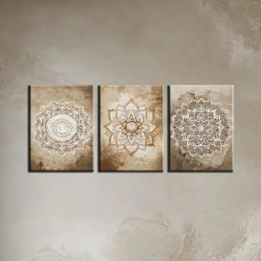 Bohemian Mandala Art: Southeast Asian Decorative Wall Painting for Hotel, Restaurant, Bathroom, Living Room, Bedroom