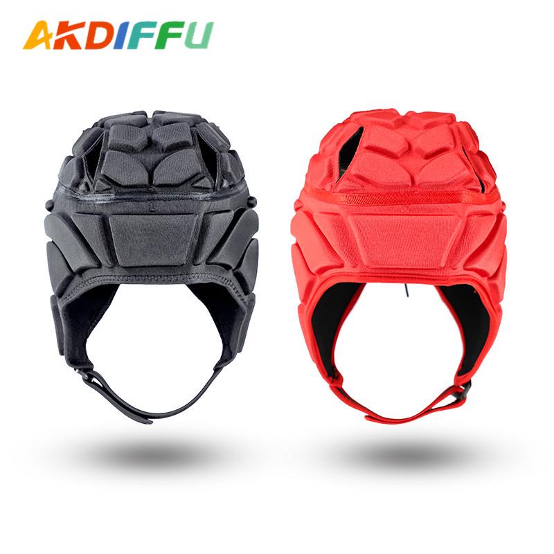 Rugbyhelm im britischen Stil: Aufprallschützende Schutzkopfbedeckung für Torhüter und Soft-Fußballtraining