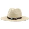 Men and Women Western Cowboy Straw Hat Top Hat Outdoor Seaside Beach Hat Sun Protection Hat