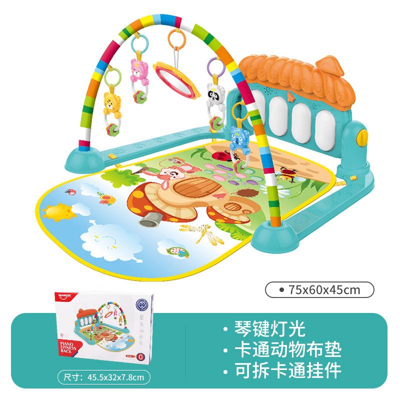 Baby Fitness Frame Pedal Piano Toy Children Baby Music Climbing Mat Fitness Device 0-36 Months