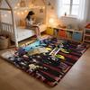 Floor Mat Soft Flannel Rug Non-Slip Absorbent Mat for Bathroom Bedroom Home Decor A-Assassination C-Classroom