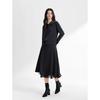 JUZUI Women's Elegant Commuter A-Line Skirt