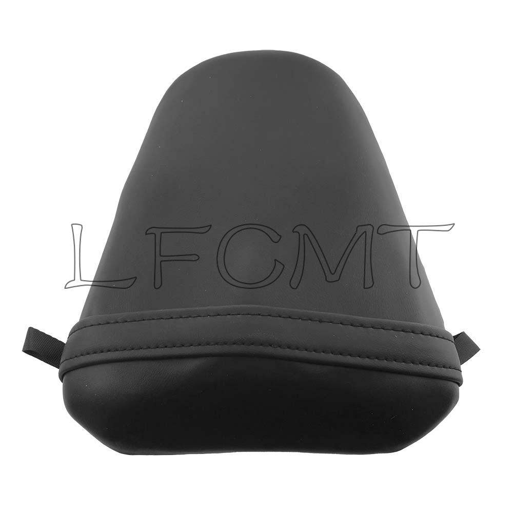 Motorcycle Black Leather Rear Pillion Passenger Seat Cushion Fit for Suzuki GSX-R1000 GSXR1000 GSXR 1000 2017 2018 2019 2020