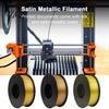 Materiale de Imprimare Netede Filament PLA pentru Imprimantă 3D, Bobină de 1Kg, 1.75mm, Filament Înfășurat Curat Metalic Mătăsos Potrivit pentru Majoritatea Imprimantelor FDM Accesorii