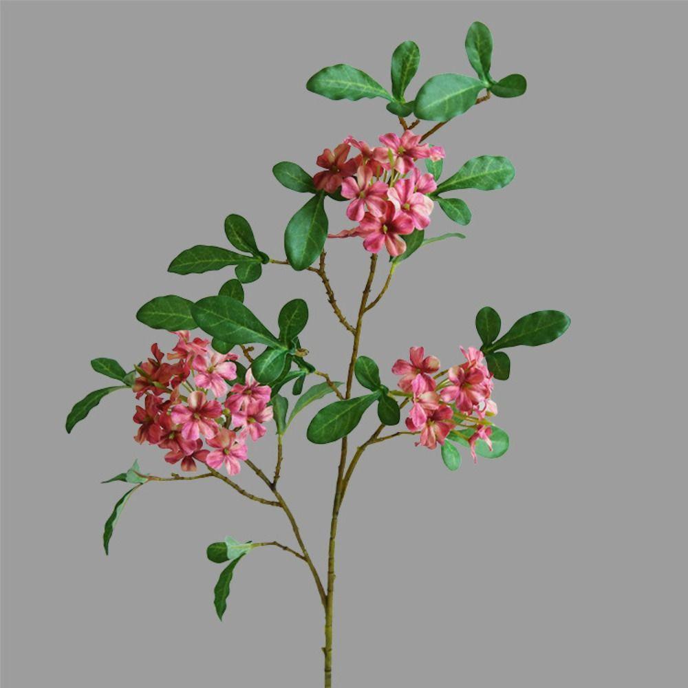 DIY Artificial Blue Mist Flower Long Stem Fake Flowers  Indoor Outdoor Decoration