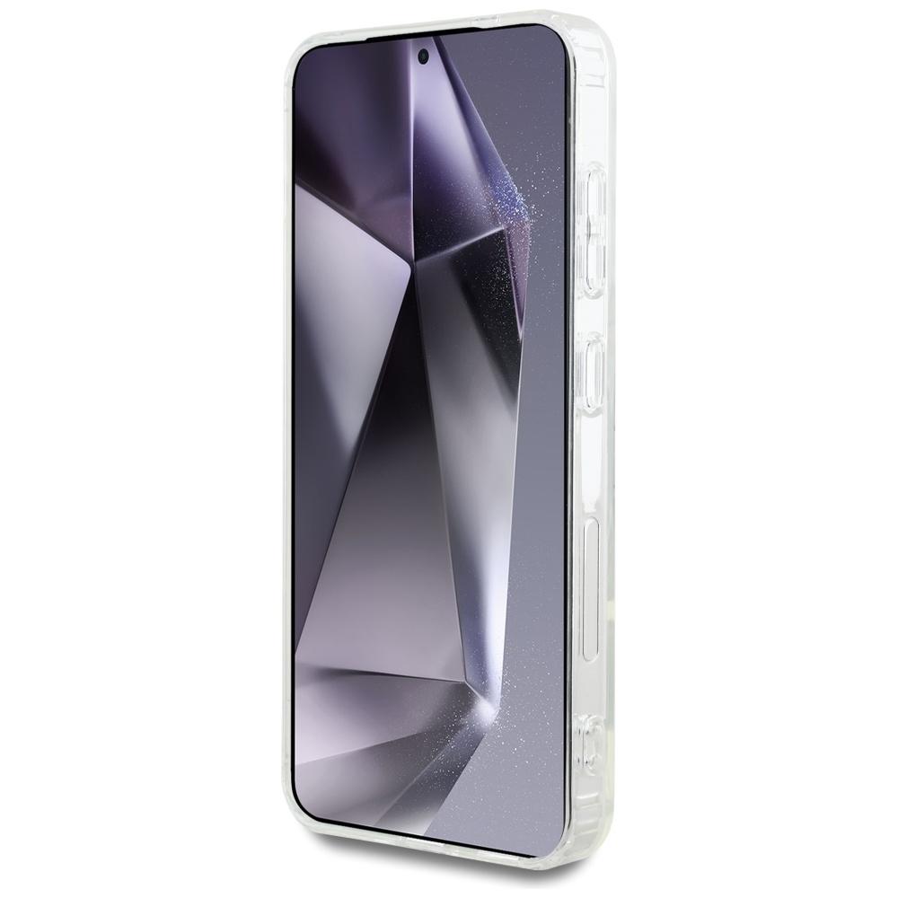 Case Karl Lagerfeld Button Karl Head     Printed Logo Magsafe For Samsung Galaxy S25 White