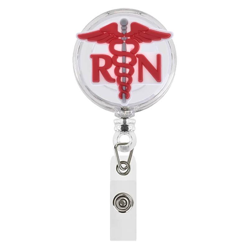 1pc Health Care Retractable Badge Reel Clips for Nurse Doctor Hospital Medical Workers Kawaii Business Card Holder Accessories