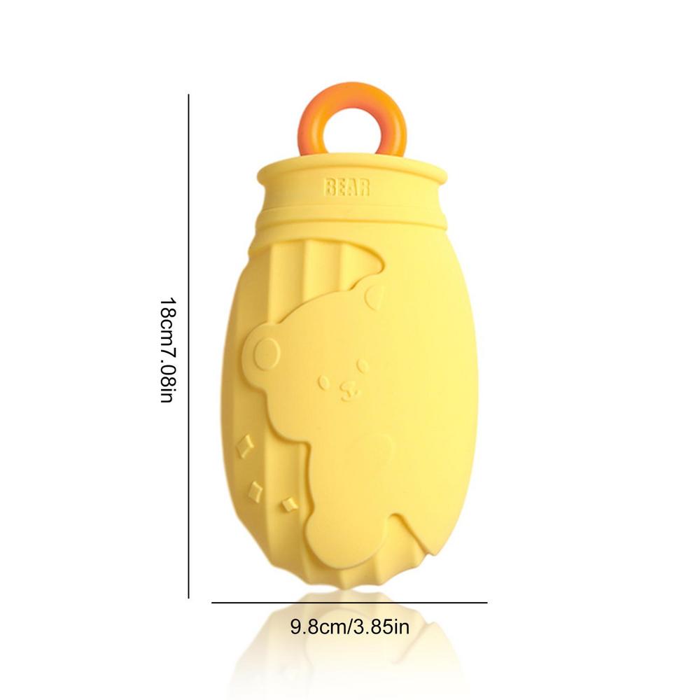 Hot Water Bottle Mini Silicone Water Refillable Compress Bag With Cover For Girls Portable Cold/Hot Compress To Cool/Warm Hands