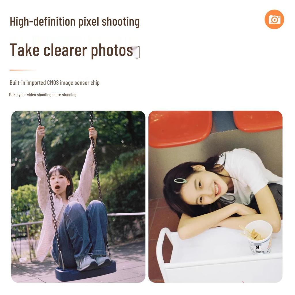 HD Digital Mini Camera for Students & Kids - Selfie & Beauty Features
