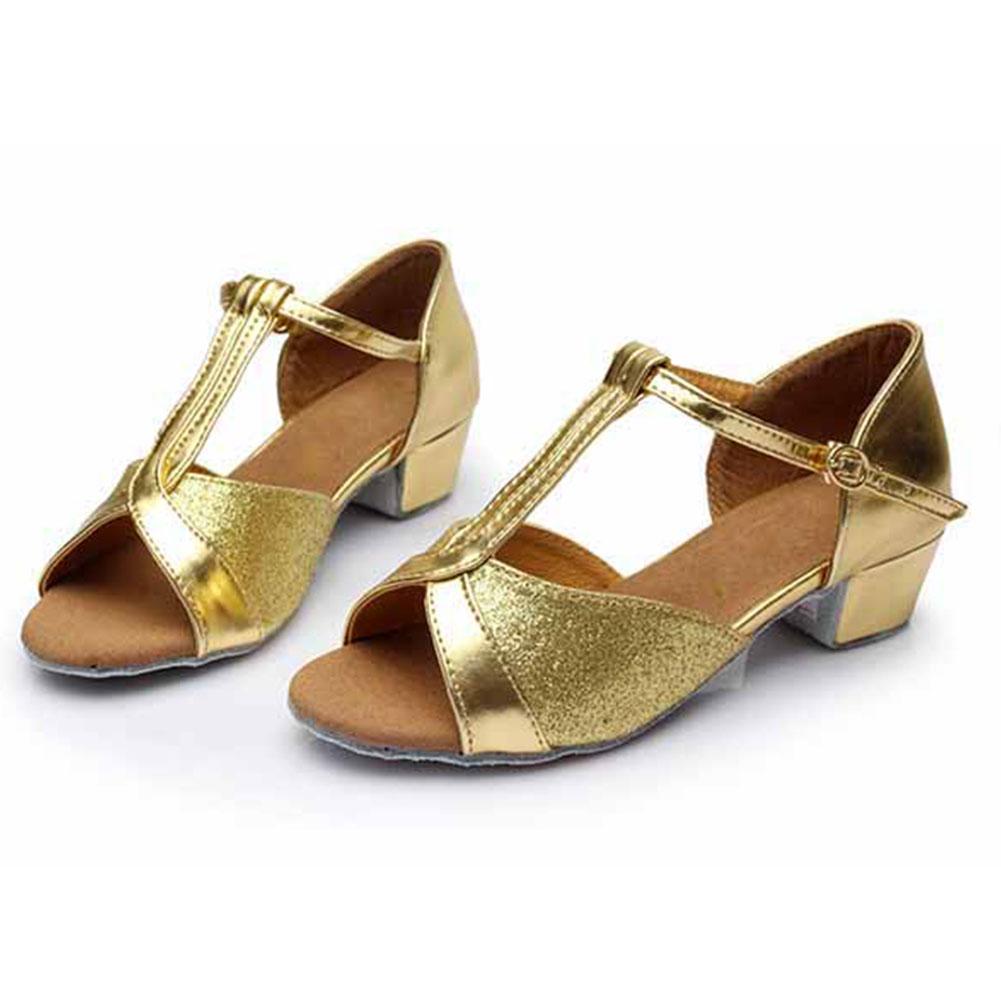 Nízký podpatek 3,5 cm pro dívky, děti, tango, latinskoamerické taneční boty, cvičné taneční boty