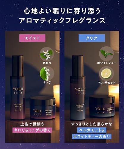 YOLU Skin Overnight Serum Overnight Gel Cream Clear