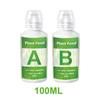 Hydroponic Nutrient Liquid A and B Fertilizer Solution Kit Hydroponic Nutrients for Growing Plant Flowers Food Vegetable Fruit