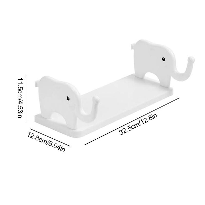 Niedliche Elefanten Badezimmerregale Küche Toilette Ablageregal Über Toilette Wandmontierte Schweberegale Interessantes Aufbewahrungsregal