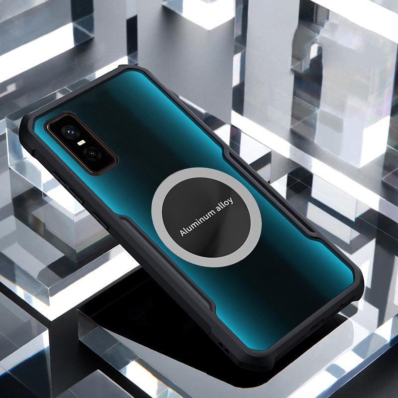 For Infinix GT 30 Pro Case Hard Phone Case Clear Transparent Shockproof with Car Navigation Holder Ring For Infinix GT30 Pro Phone Casing