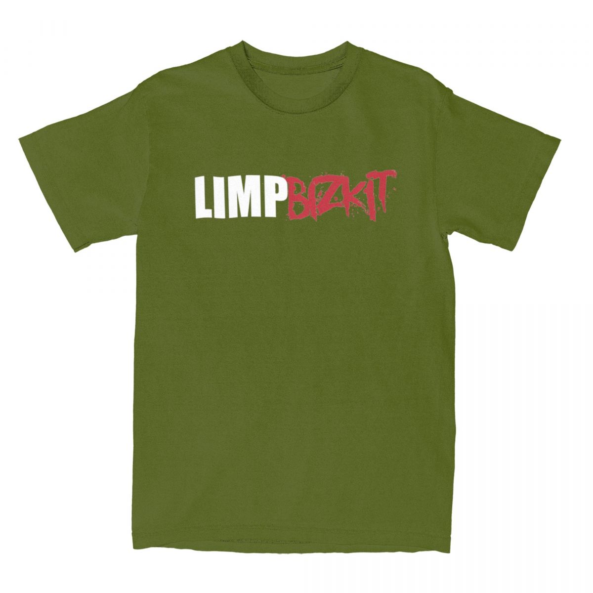 

Мужская футболка с логотипом группы Limp Bizkit, забавные футболки с коротким рукавом и круглым вырезом, одежда из чистого хлопка большого размера S