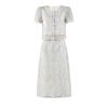 Lace Trim High-Waist A-Line Skirt Two-Piece Set