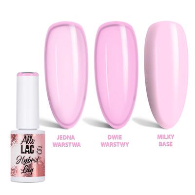 Lakier Hybrydowy Led/Uv Gel Polish Pinks Misty Rose Allelac Hema/Di-Hema Free 6G
