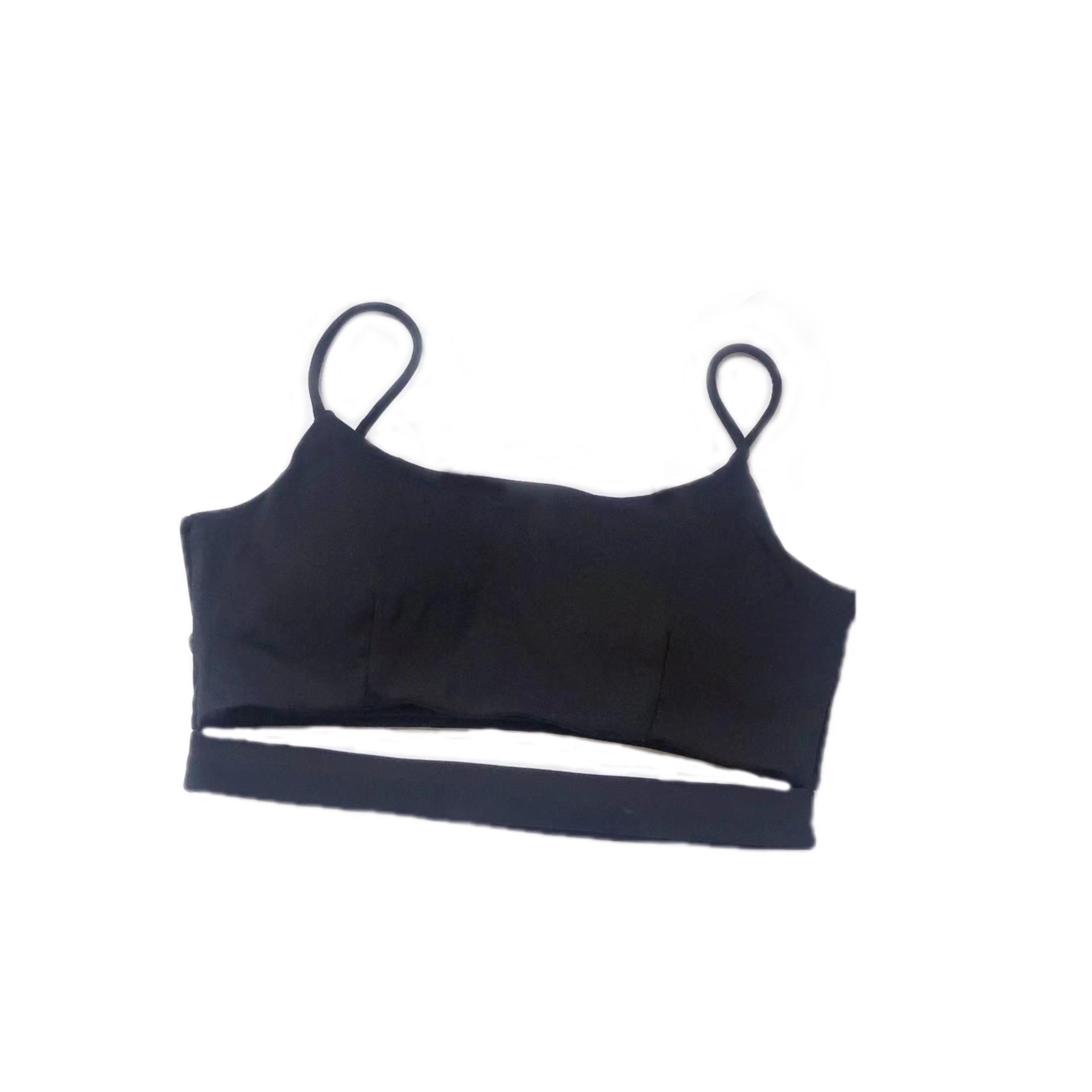 

Быстросохнущий пуш-ап спортивный бюстгальтер для йоги с высокоэластичным дизайном с низкой спиной Medium чёрный