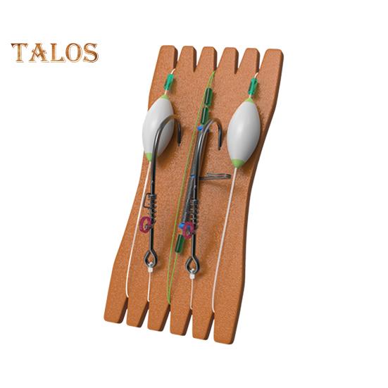 

2 комплекта рыболовной оснастки с крючком для фиксации живых креветок, прочная оснастка с крючком для рыбалки из углеродистой стали с отверстием для ловли сома, окуня и пресноводной соленой воды S