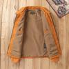 Chinese Size  Uncoated Frosted Natural Cowhide Men Leather Jacket Soft Short Slim Fit Vintage Genuine Leather Coat Autumn