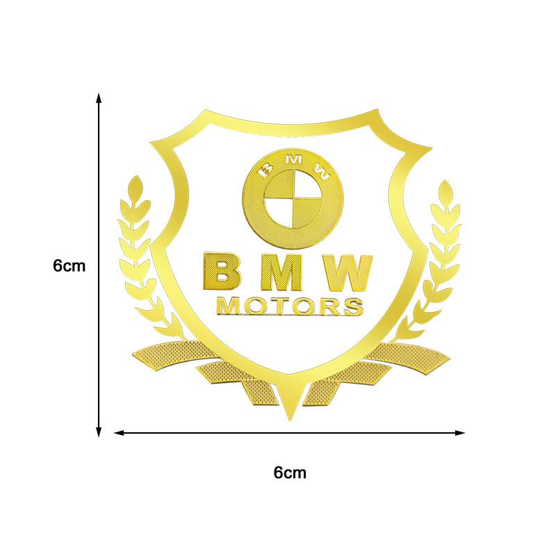 1Pcs Car Body 3D Stickers Wheat Ears Styling Emblem Auto Decoration For BMW E34 E46 E39 E38 E90 E60 E36 F30 F30 F10 E92 E38 E91