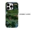 Chinese Garden Scroll Phone Case for IPhone 17AIR 16E 16 15 14 13 12 11 17 Pro Max Plus Double-layer Back Cover