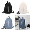 Nylon School Backpack For Teens With Durable Zipper And Phone Pocket For Daily Use