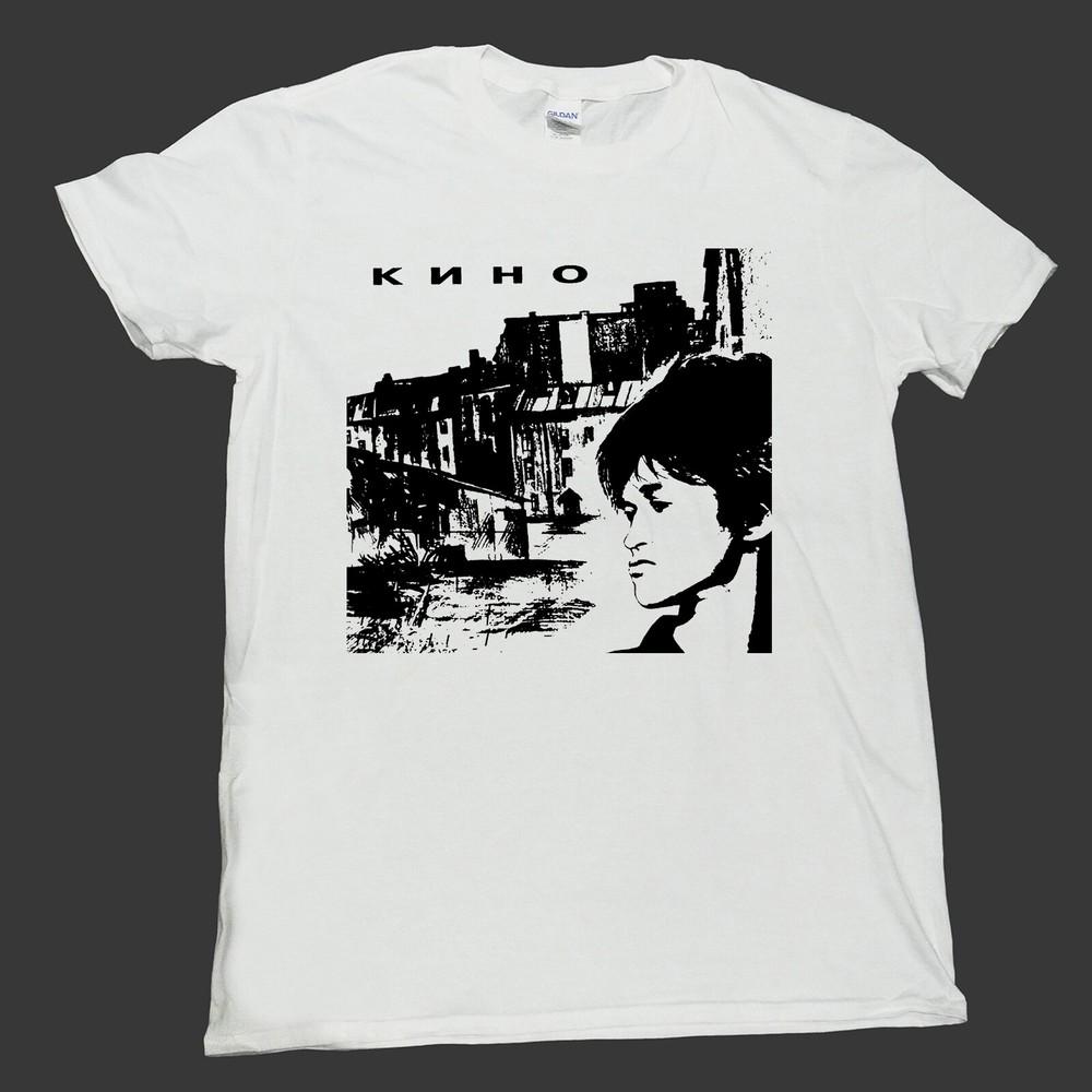 KINO VICTOR TSOI SOVIET RUSSIAN PUNK ROCK NEW WAVE TSHIRT unisex S3XL Unisex T-Shirt L