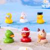 DIY Duck Figurines Miniature Cute Micro Landscape Decoration  Home Desktop Decor