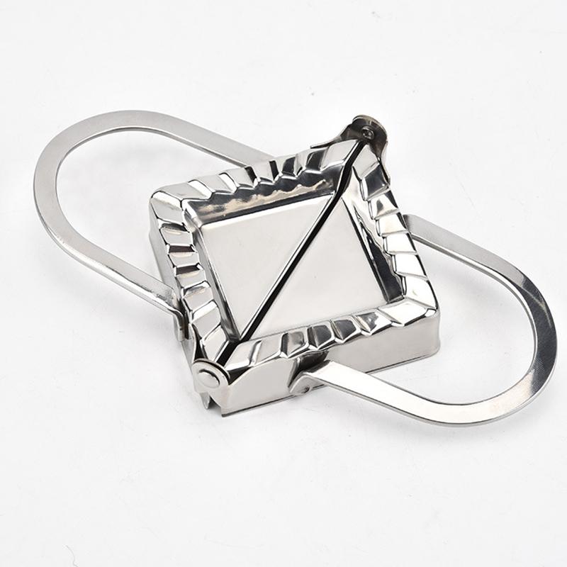 Edelstahl Teigtaschenformer, Quadratische Ravioli-Ausstecher, Teigformwerkzeuge Edelstahl Gebäckformen