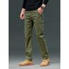 Foreign Trade Surplus Pure Cotton Business Casual Pants for Men 2024 Spring and Autumn New Style Loose Straight Long Pants Versatile Work Pants