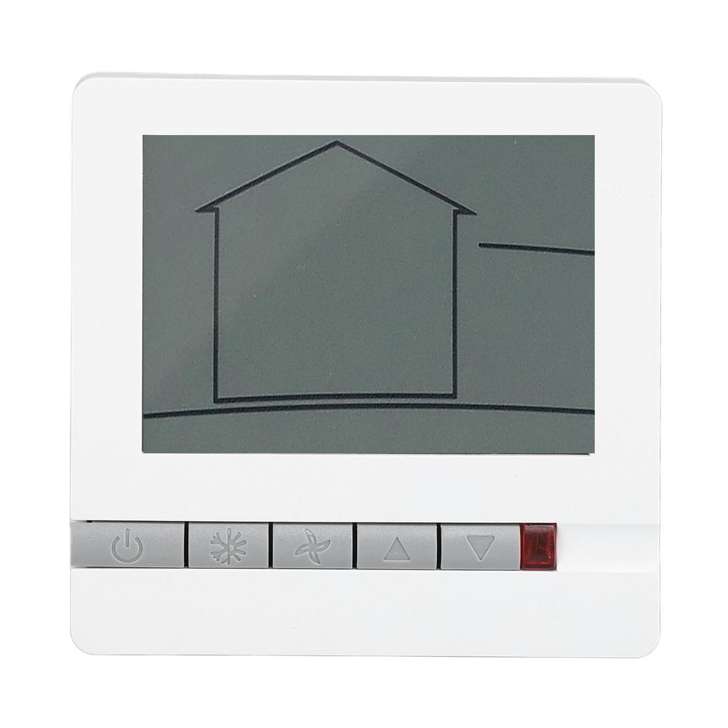 Digital Smart Thermostat LCD Screen Brushless Fan Smart Home Thermostat Temperature Controller for R