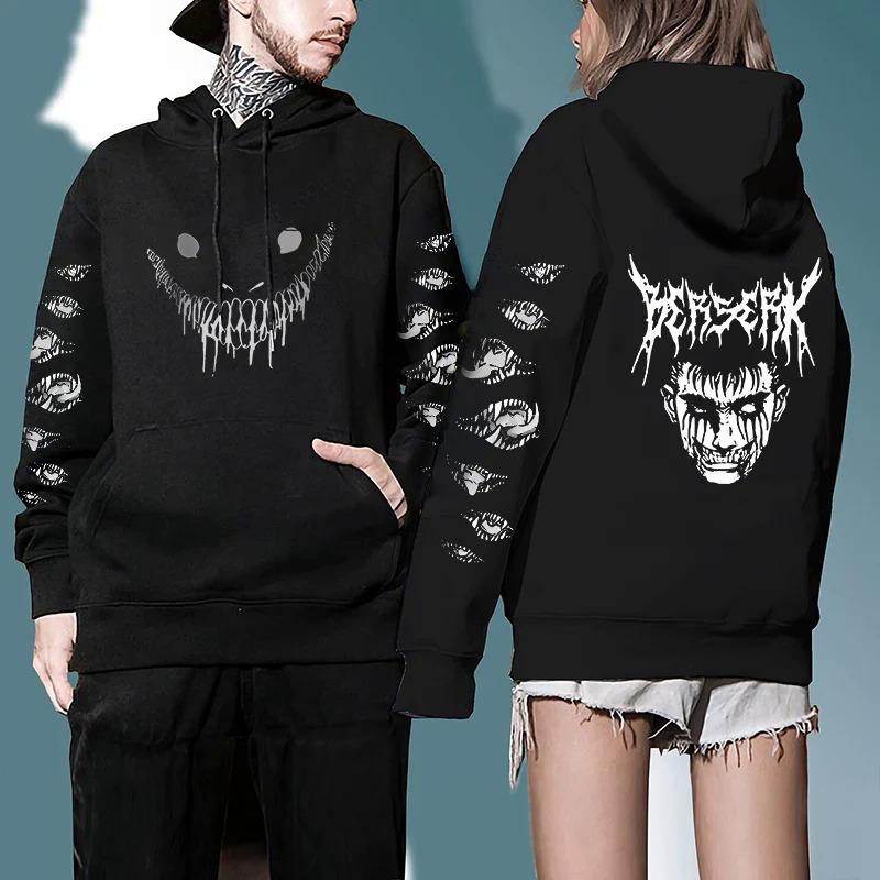 Stylish Anime Graphic Hoodies for Men Hoodies
