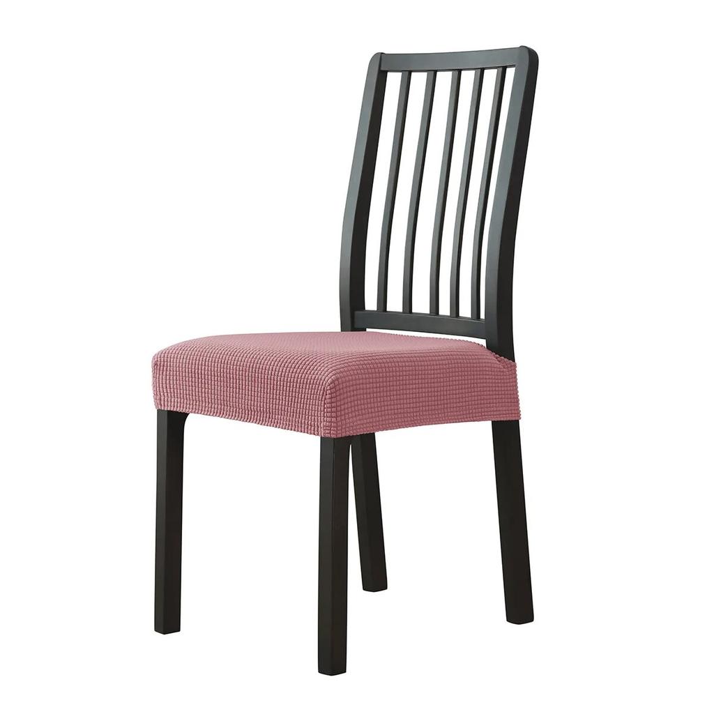 Housse de chaise en Jacquard sans dossier, housse de chaise pour salle à manger, maison, mariage, bureau, extensible, Anti-salissure, sans dossier, 1 pièce