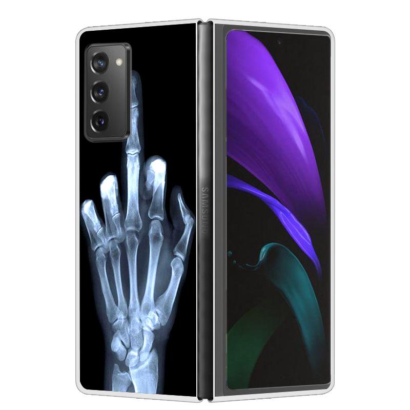 For Samsung Galaxy Z Fold2 Fold4 Fold5 Case Shockproof Hard Plastic PC Back Cover For Samsung Galaxy Z Fold 3 5 4 5G Phone Cases