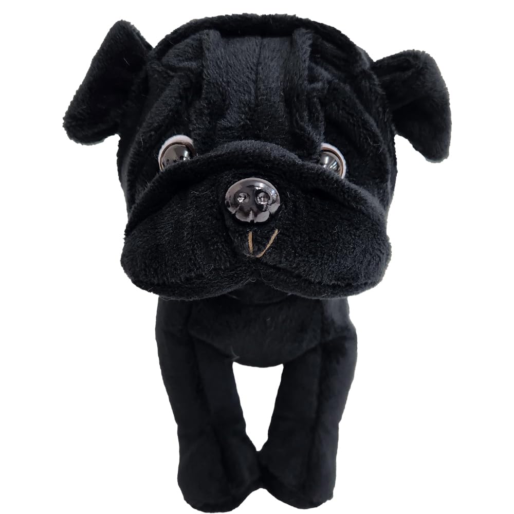 BESTEVER Премиальная плюшевая игрушка для щенков, Черный мопс, 53042