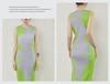 Japanese-Style Sleeveless Pleated Dress - Women's Medium-Length Slim Fit.
