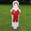 Uppblåsbar fotbollsträningsdocka Fotboll 0,35m PVC boxningssäck 40x160cm