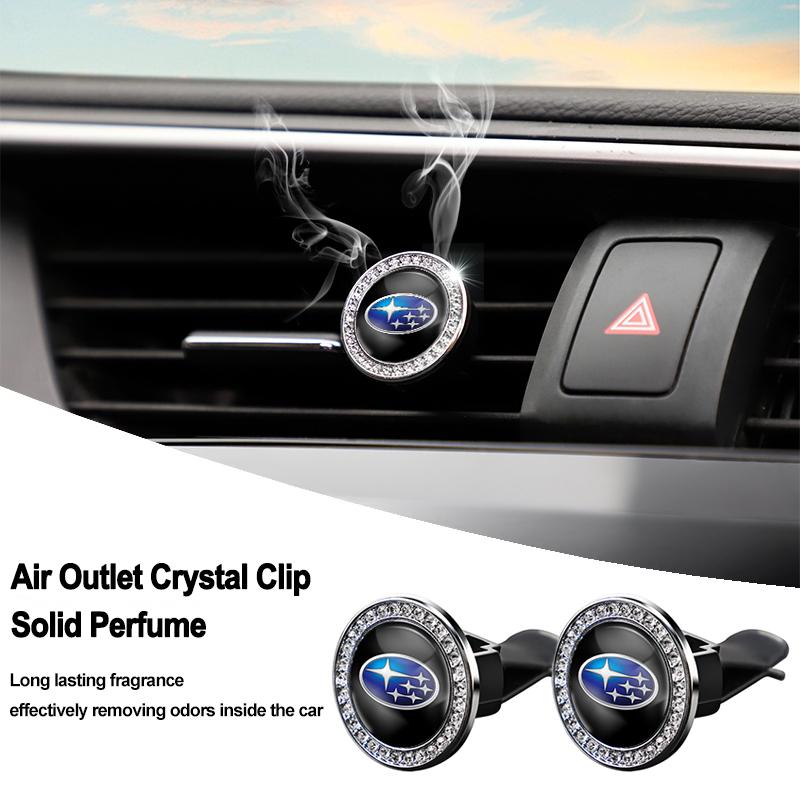 Subaru Car Freshener Solid Perfume Air Conditioner Vent Clip For Crosstrek XV Forester Outback Impreza STI Smart BRZ Legacy WRX VV666