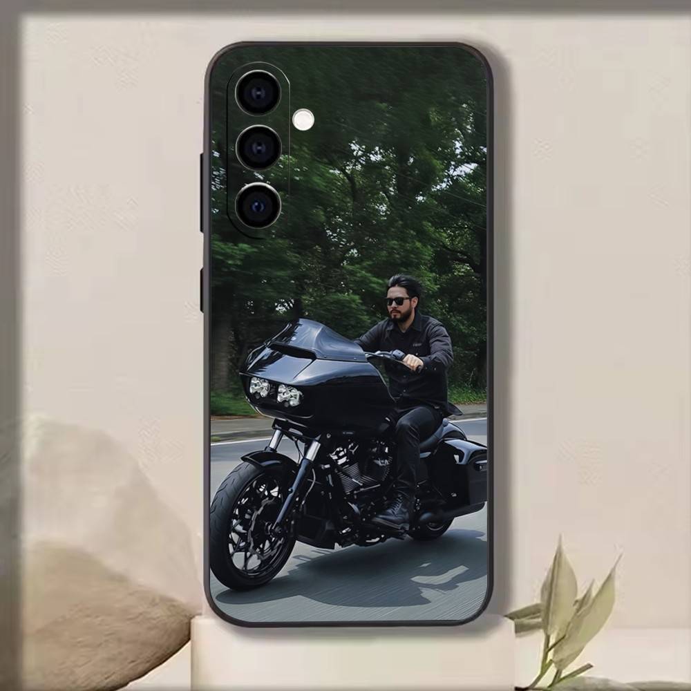 

Street Glide Phone Case For Samsung Galaxy A73,A72,A71,A70,A53,A52,A51,Others Soft Black Cover Samsung a42 5g